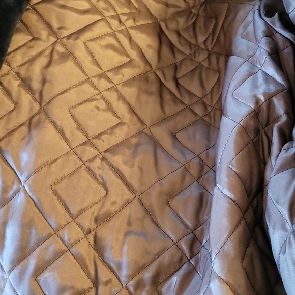 Glenbrooke 1970s Black Double Breasted Faux Fur Coat Medium - Picture 9 of 11